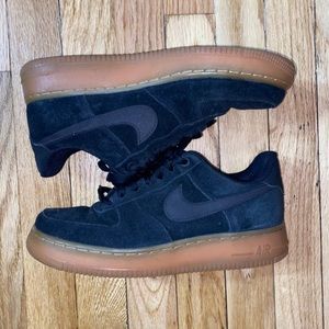 Black Suede Air Force 1
